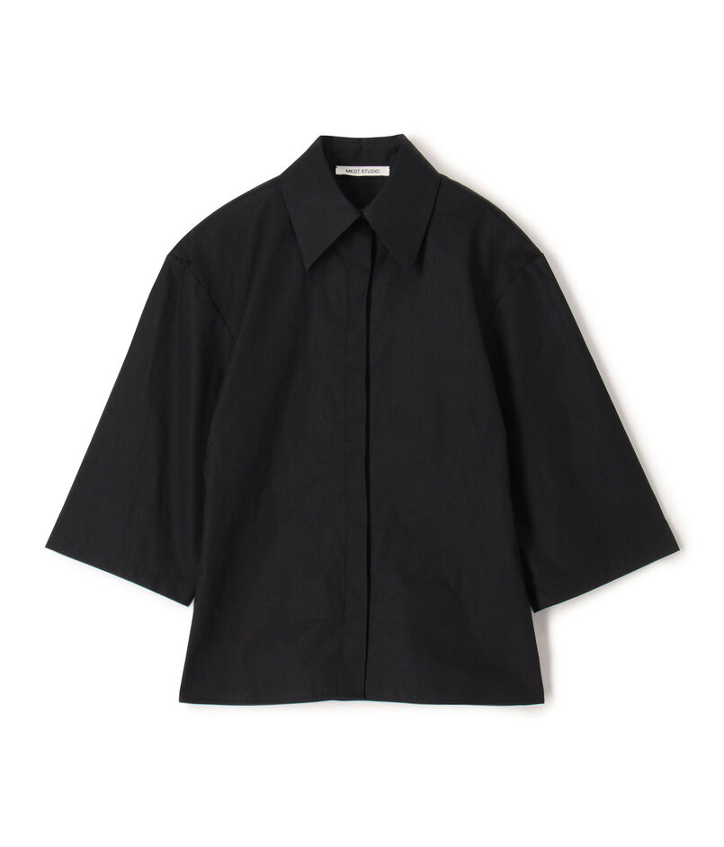MKDT STUDIO SUKI コットンポプリンシャツ