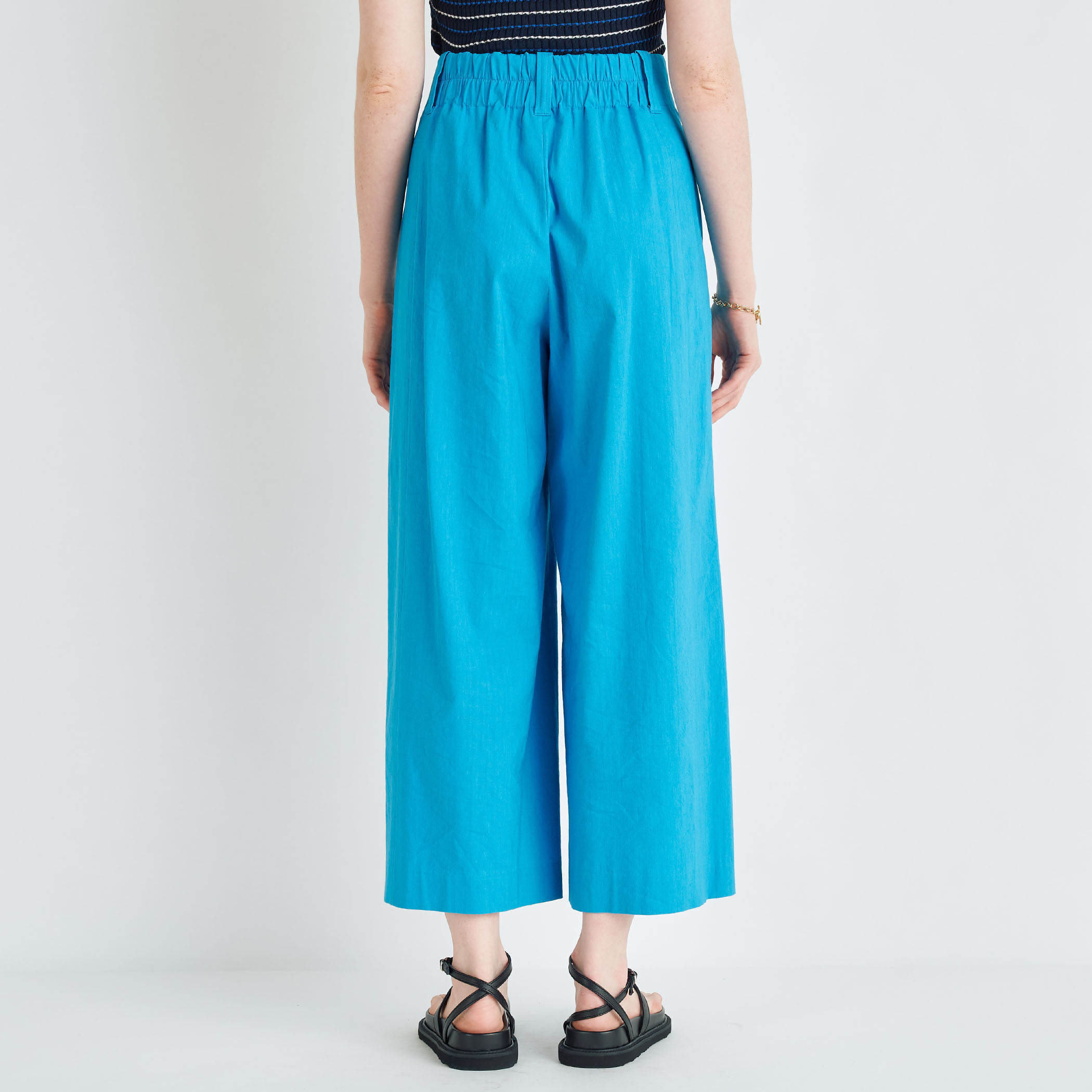 ☆美品☆MACPHEE クレマチスプリント フレアパンツ レディース
