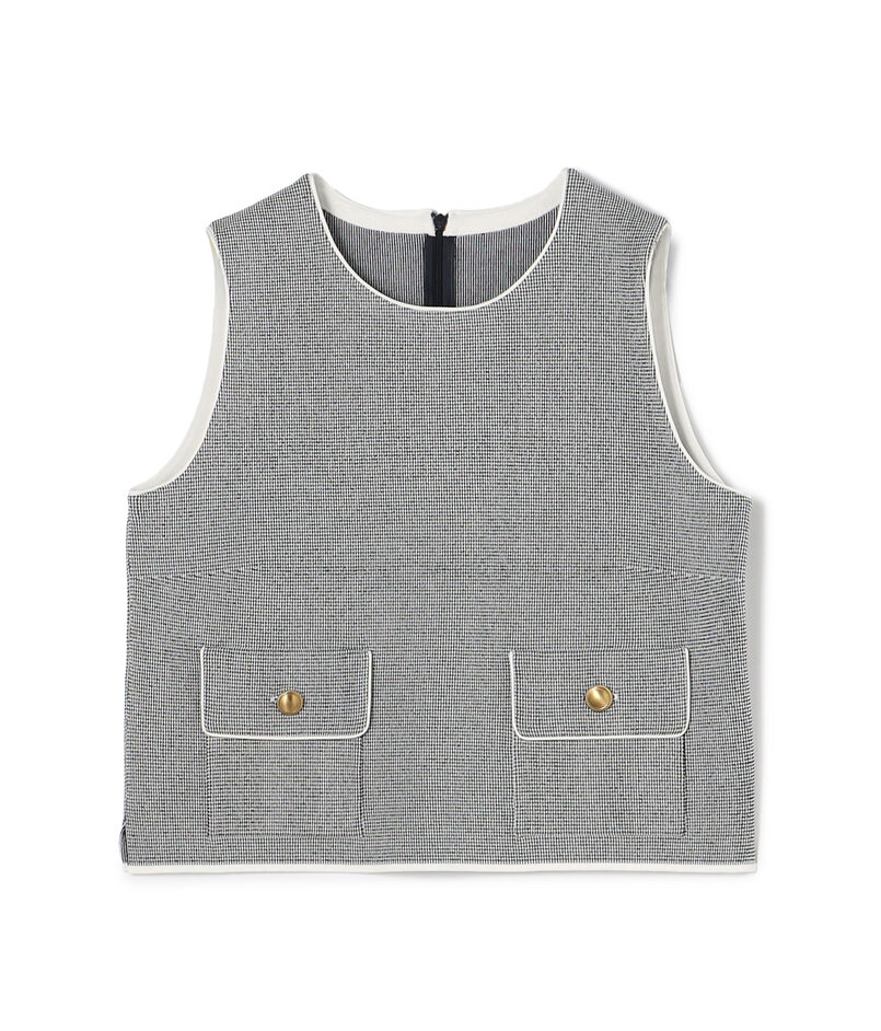 ストレッチダブルジャカード パイピングプルオーバー