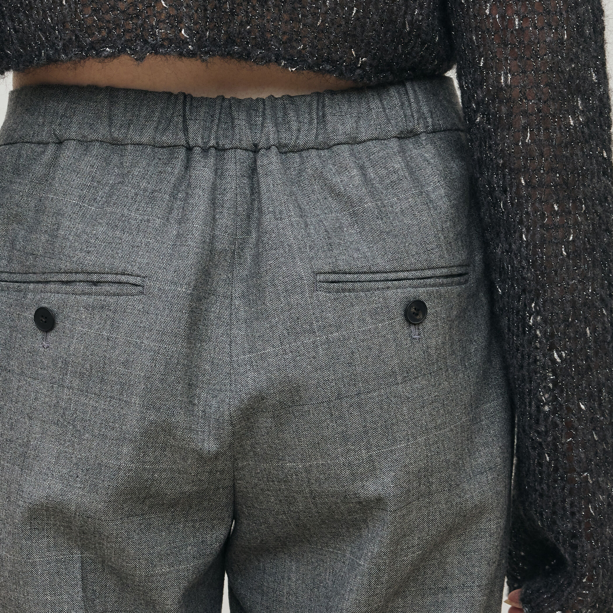 フランネルウールストレッチ シガレットパンツ｜トゥモローランド 公式通販