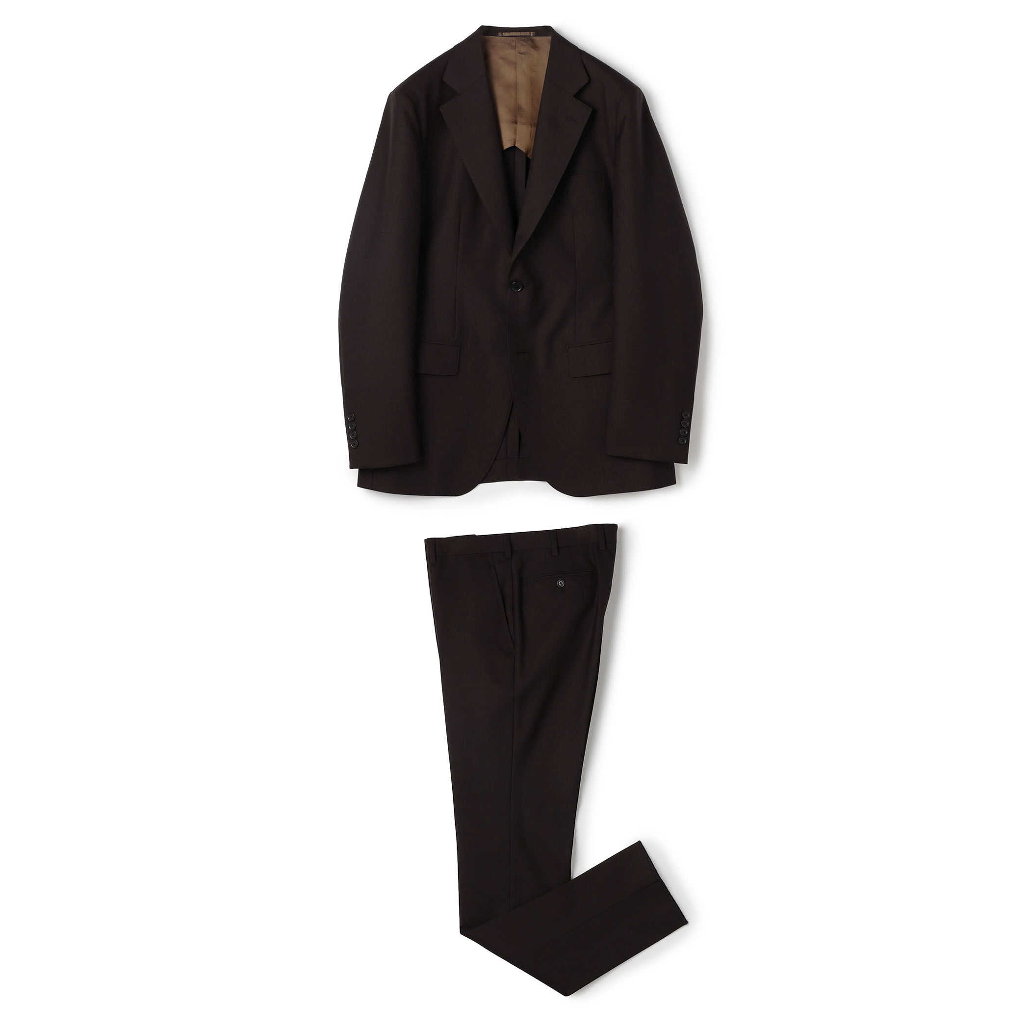 ウール シングルブレステッド 2Bスーツ BRITISH TEX DORMEUIL