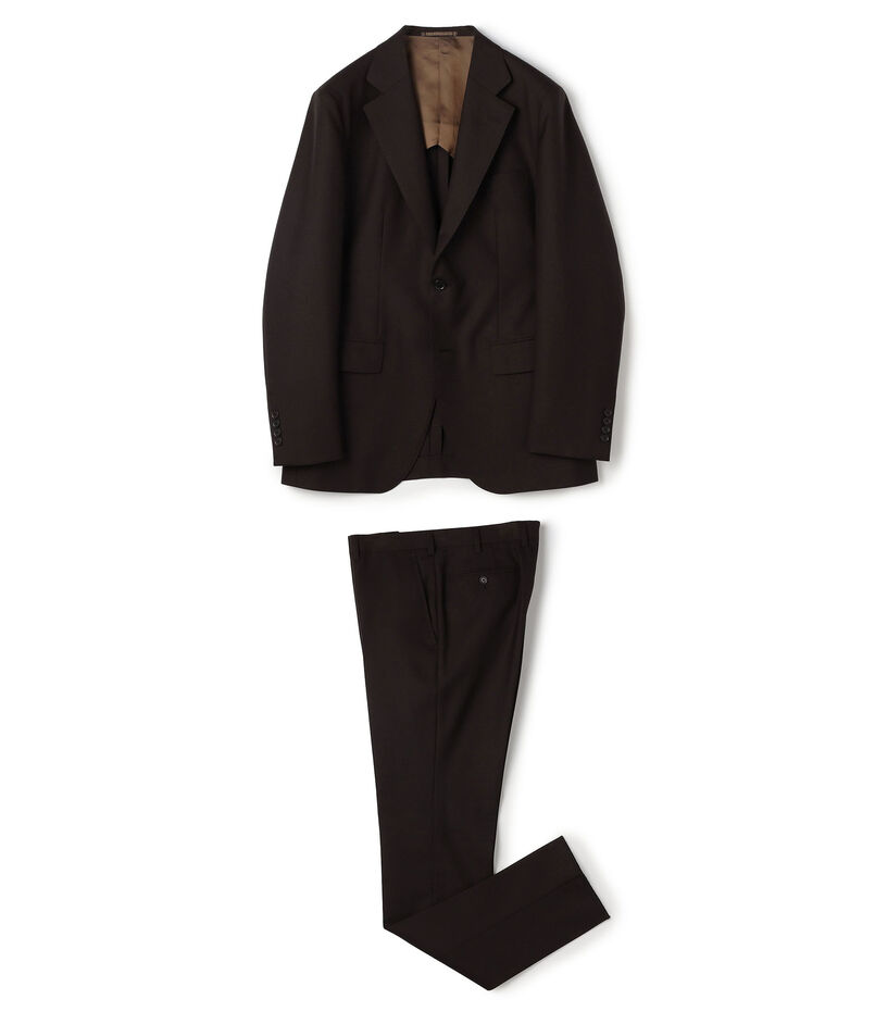 ウール シングルブレステッド 2Bスーツ BRITISH TEX DORMEUIL