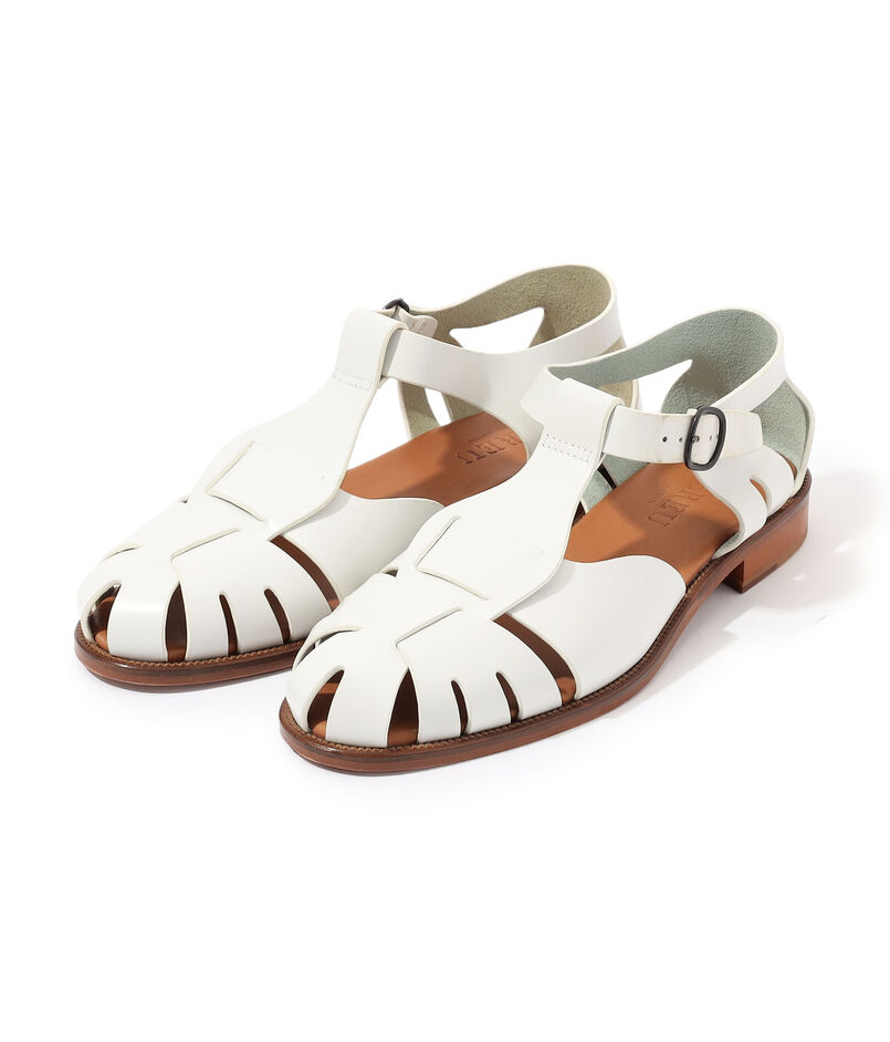 HEREU PESCA Men's Fisherman Sandal レザーサンダル