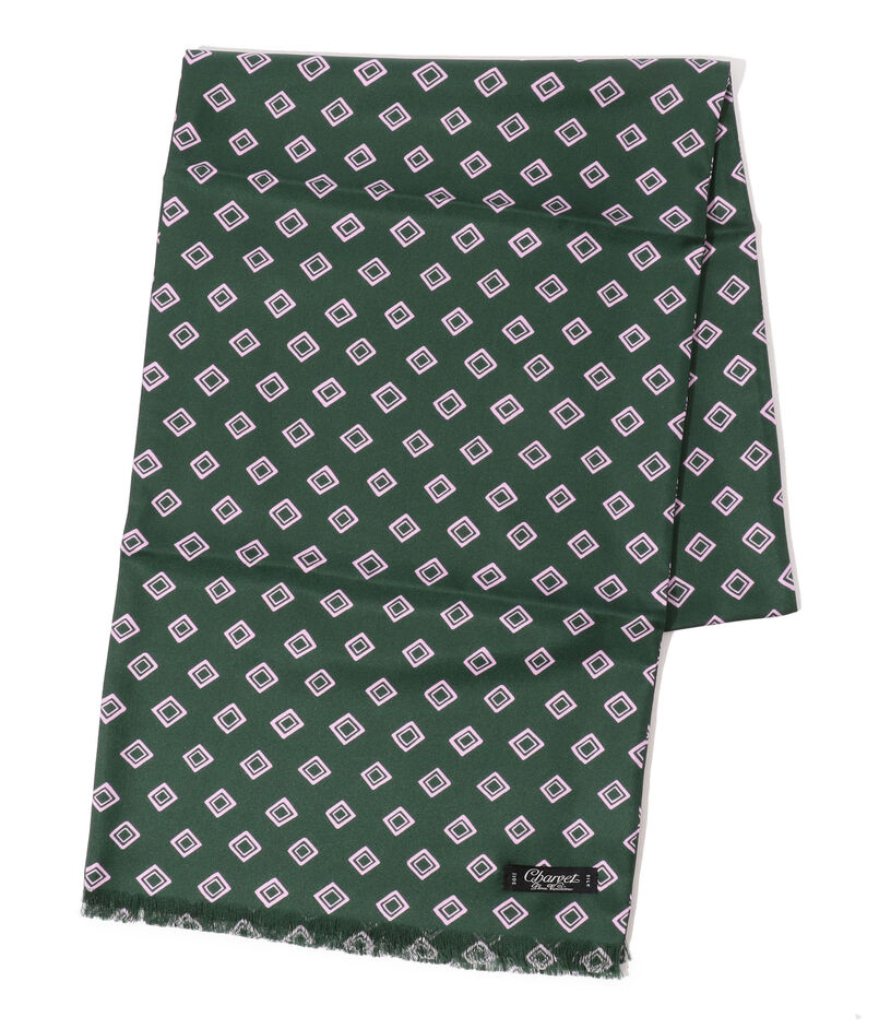 Charvet シルクプリント スカーフ