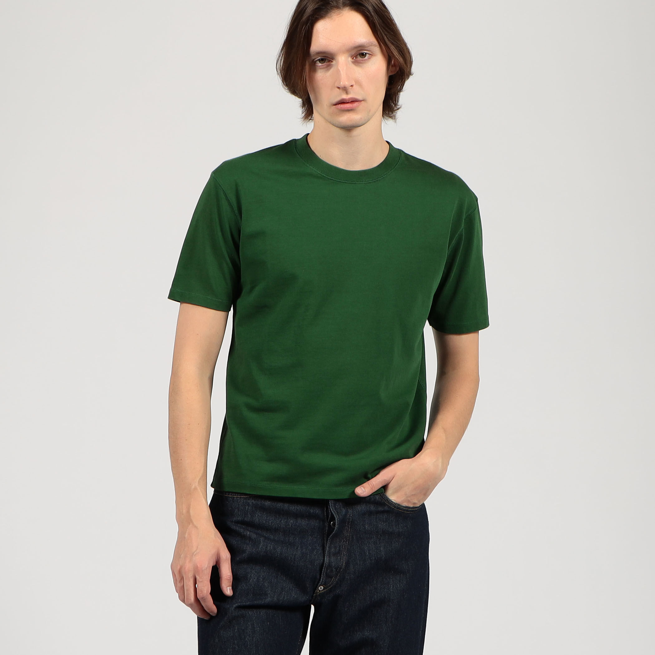 Drake's SHORT SLEEVE HIKING SHIRT コットン Tシャツ