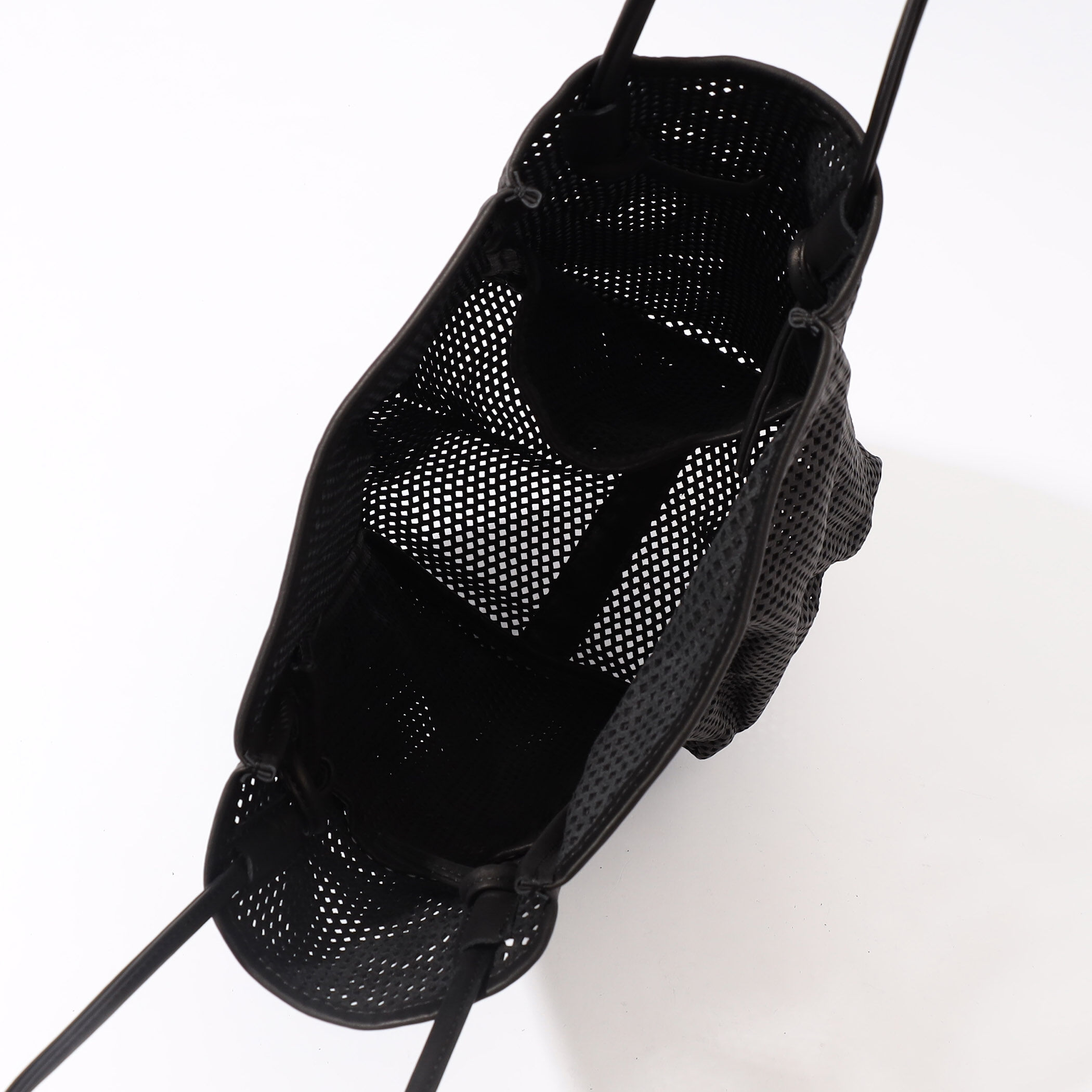 AMIACALVA WASHED LEATHER MESH TOTET M トートバッグ