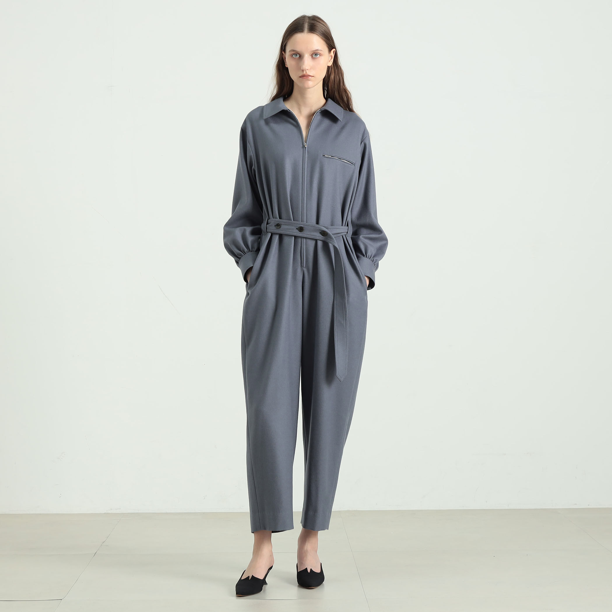 ウールサキソニー ジャンプスーツ｜トゥモローランド 公式通販