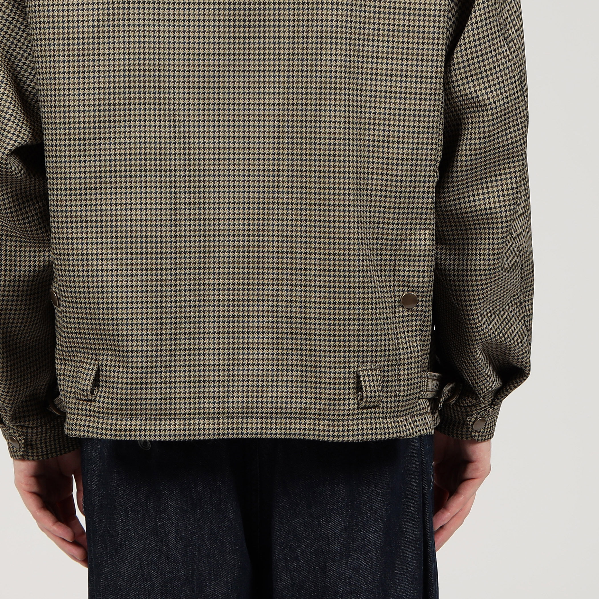 □ポリエステル ガンクラブチェックブルゾン｜トゥモローランド 公式通販