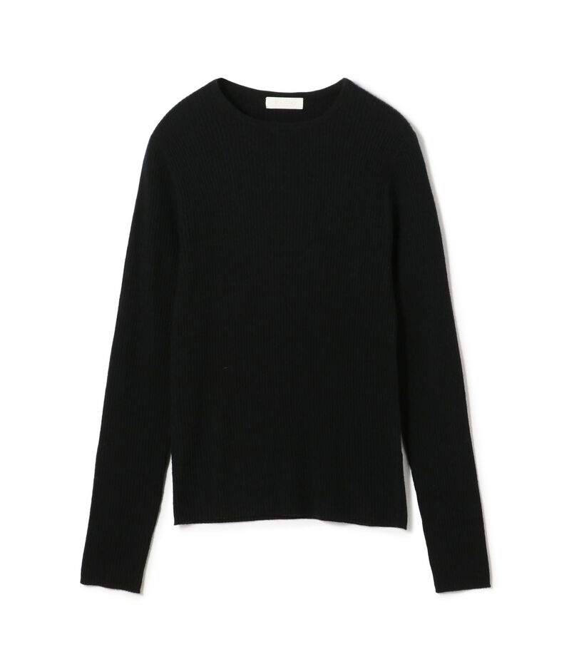 ストレッチカシミヤ ボールネックプルオーバー