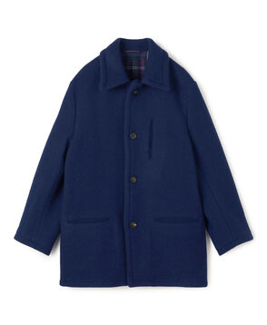 ブランケットクロス ショートステンカラーコート