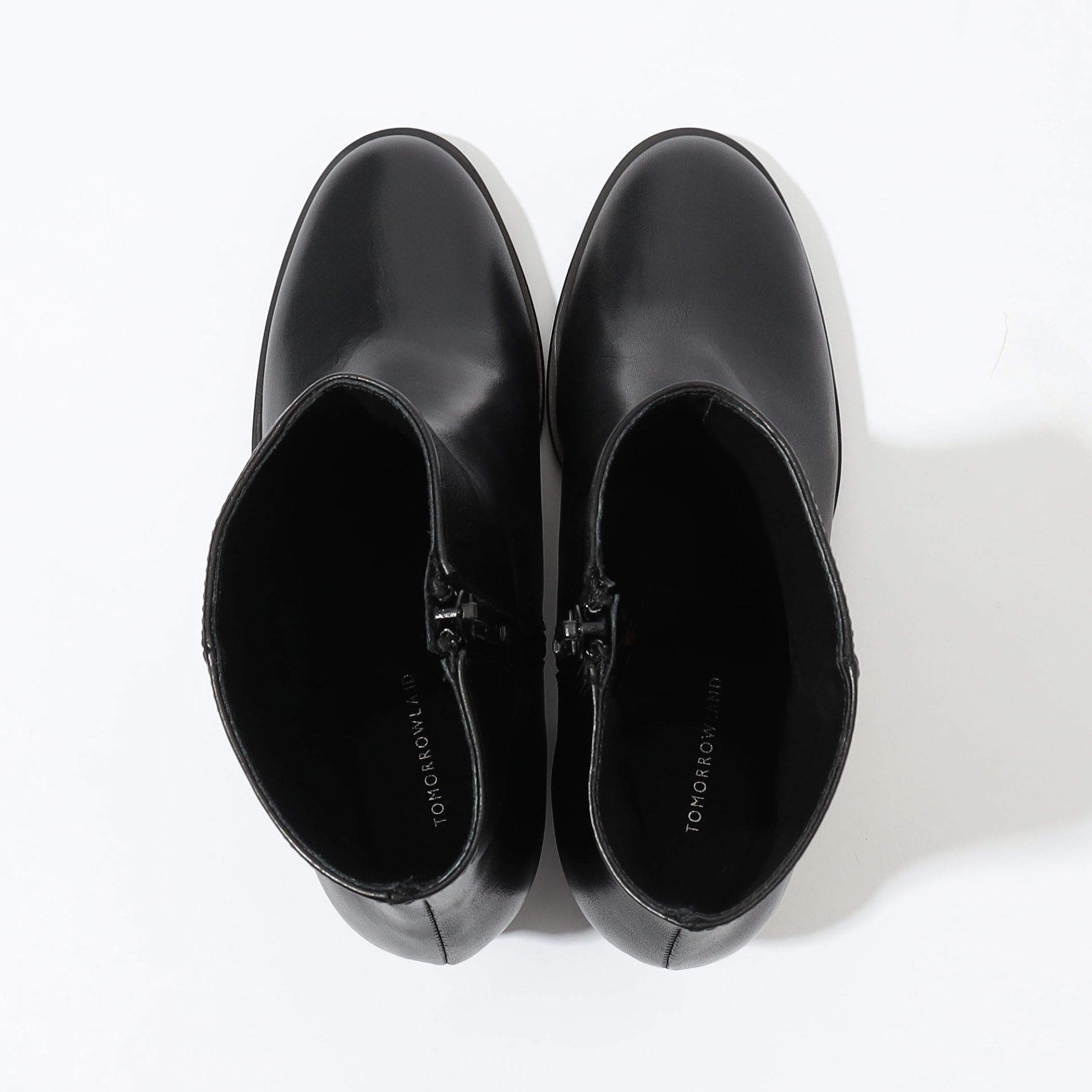 TOMORROWLAND チャンキーヒール ショートブーツ｜トゥモローランド