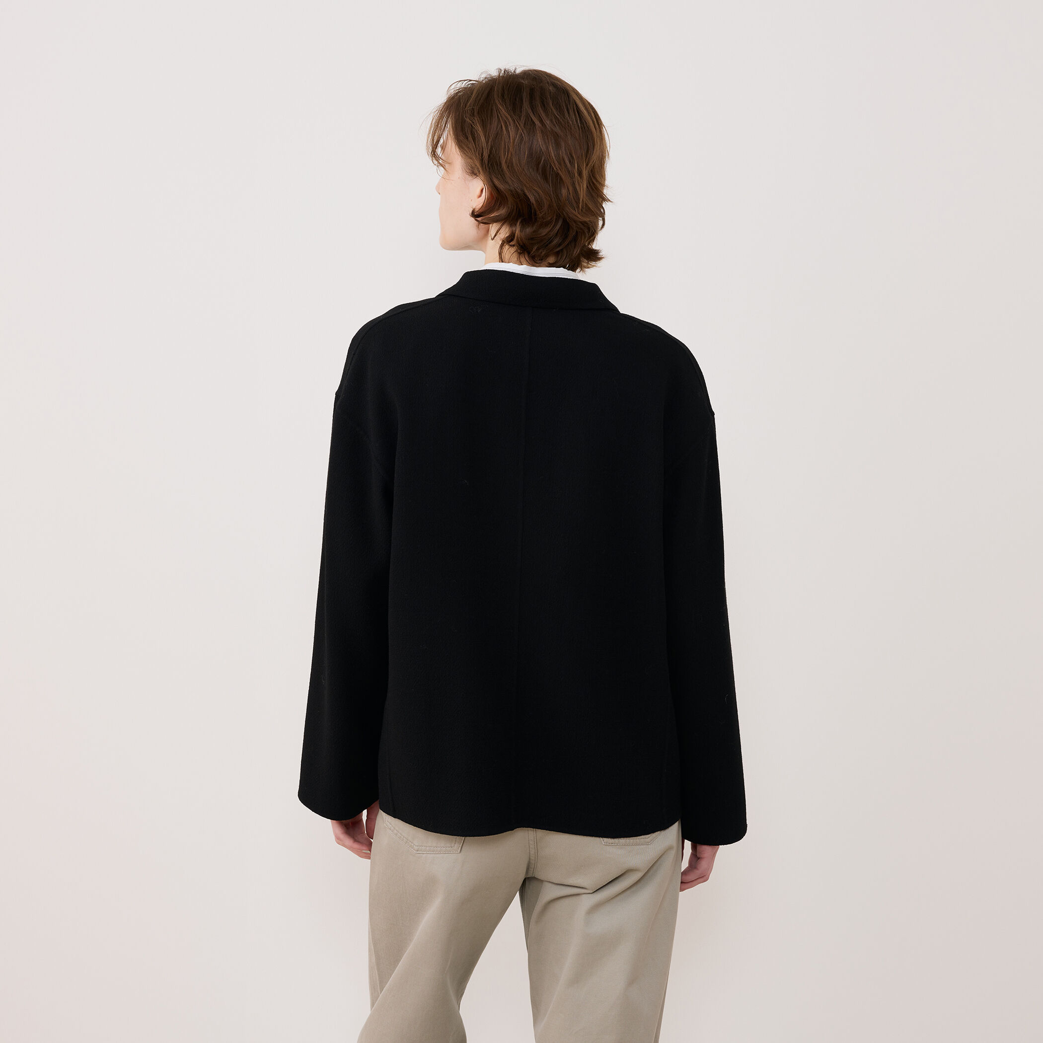 ウールダブルクレープ スリーボタンジャケット｜トゥモローランド 公式通販