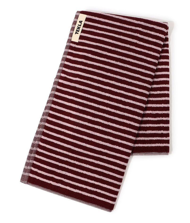TEKLA オーガニックコットン ストライプハンドタオル
