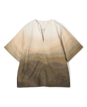 MKDT STUDIO BEILA DUNE PRINT ブラウス