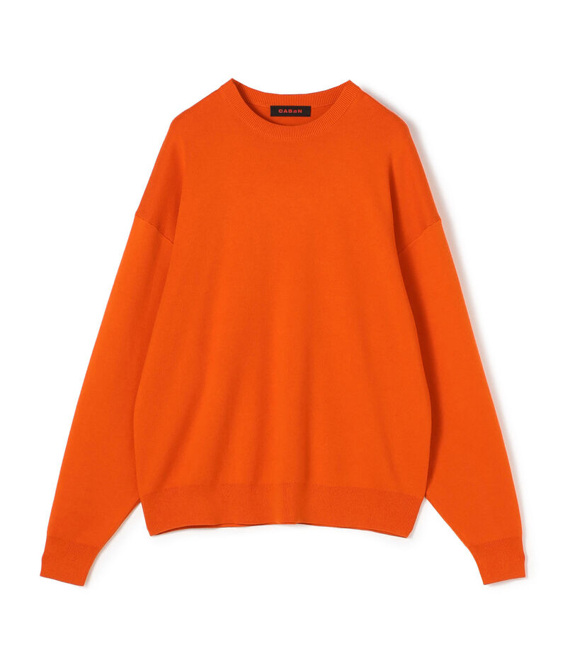 CABaN コットンカシミヤ クルーネックプルオーバー