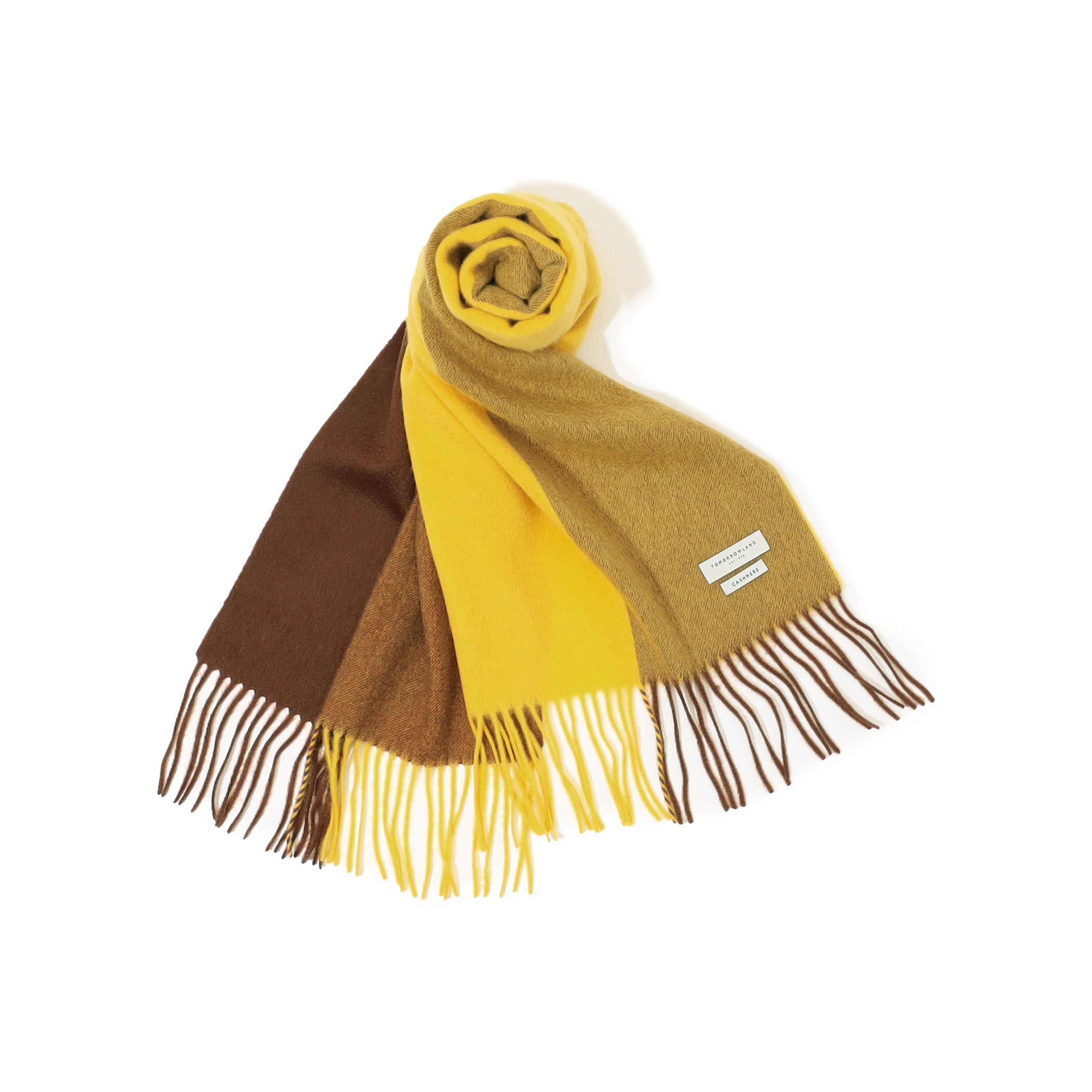 TOMORROWLAND カシミヤ パネルチェックマフラー｜トゥモローランド