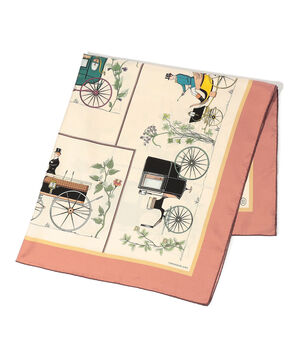 ATELIER TOMORROW CARRIAGE シルクスカーフ