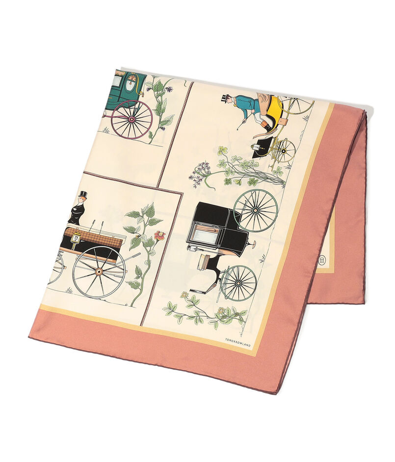 ATELIER TOMORROW CARRIAGE シルクスカーフ
