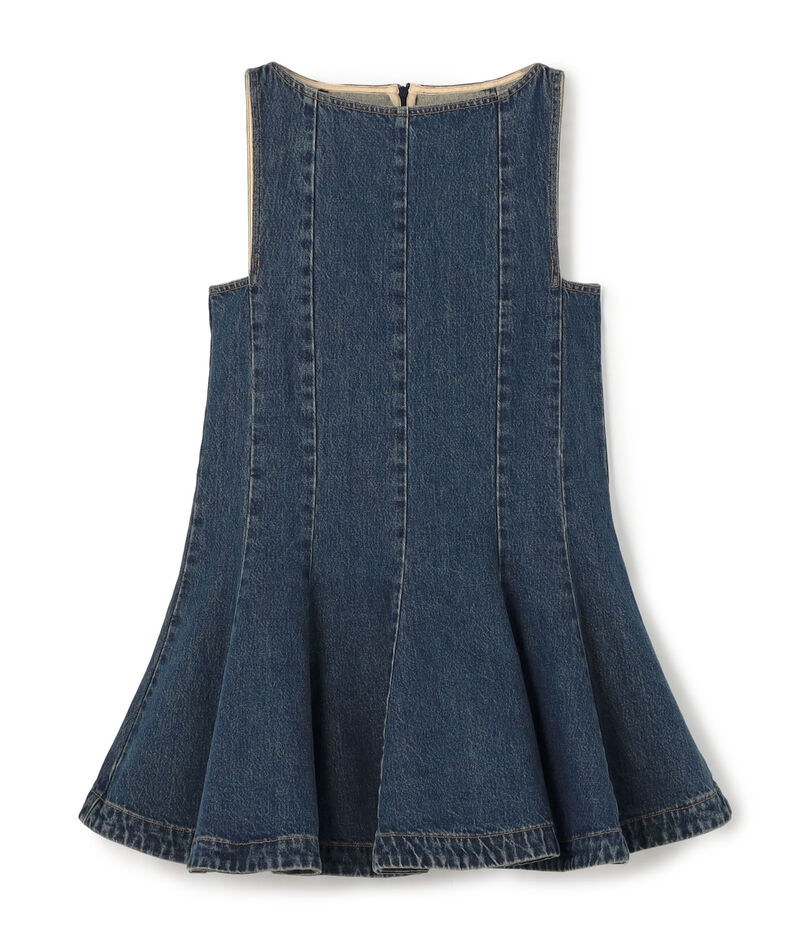 KHAITE MAGS DRESS コットンデニム ミニドレス