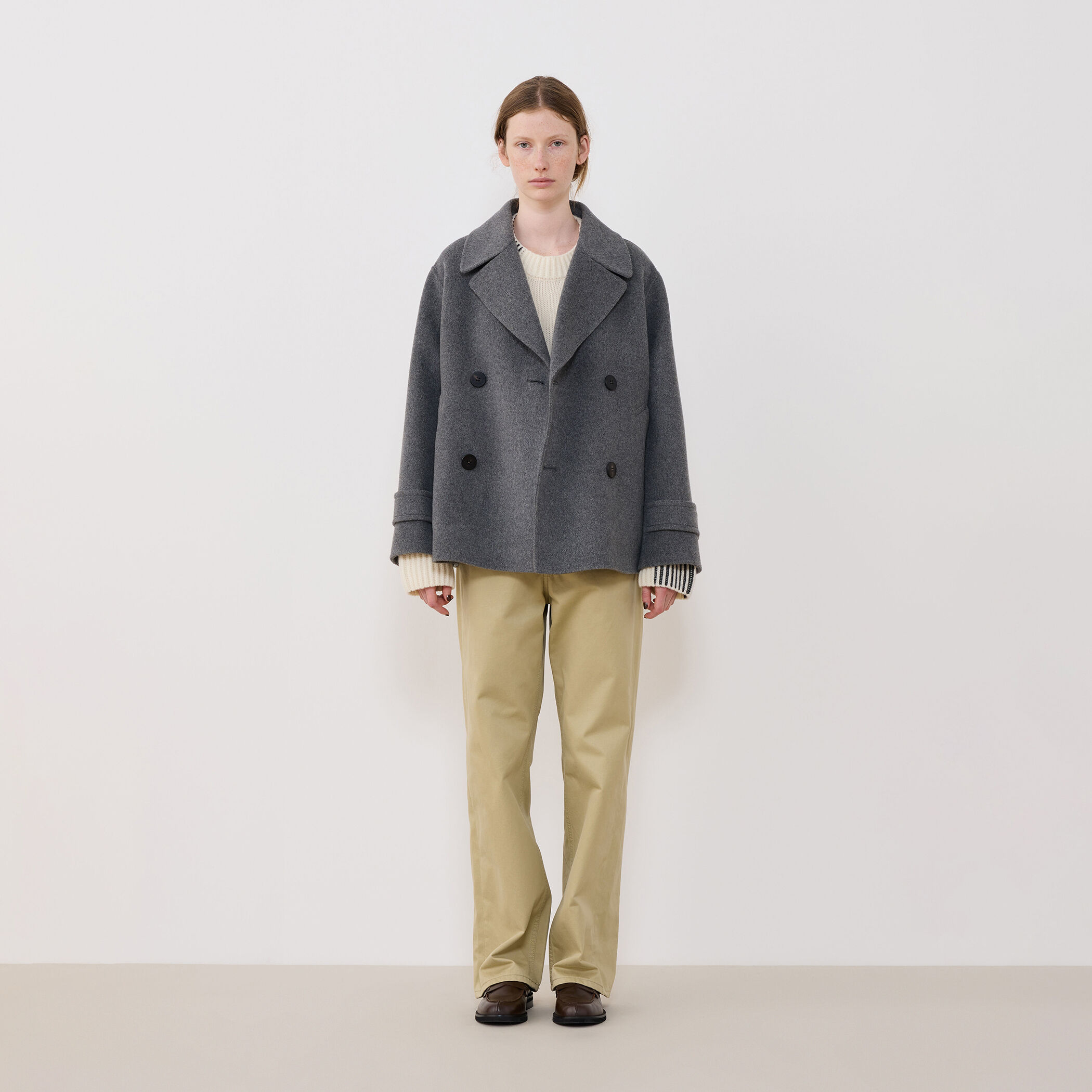 ウールカシミヤダブルフェイス Pコート｜トゥモローランド 公式通販