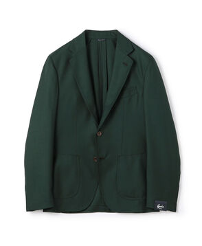GABO ウールシルク シングルブレステッド2Bジャケット