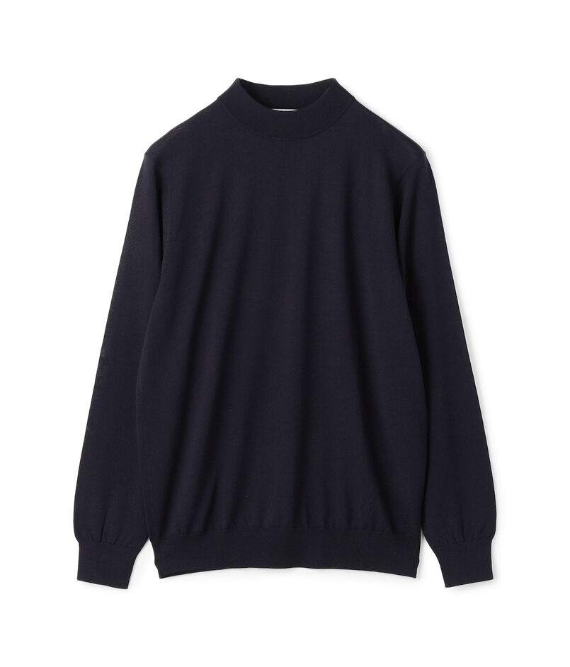 ■TOMORROWLAND tricot スーパーファインメリノウール モックネックプルオーバー