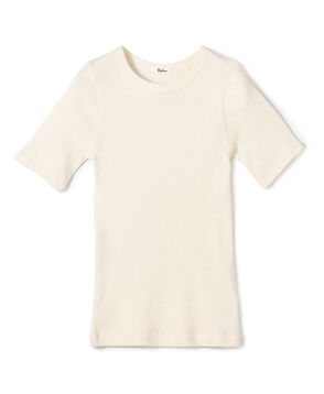 Silk napped half sleeve tops