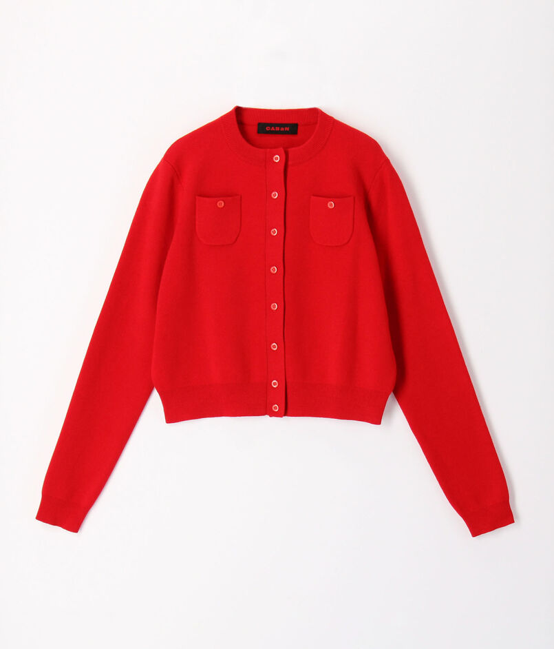 CABaN コットンカシミヤ クルーネックカーディガン｜トゥモローランド  