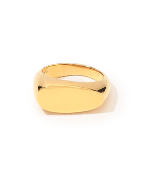 les soides oval signet リング