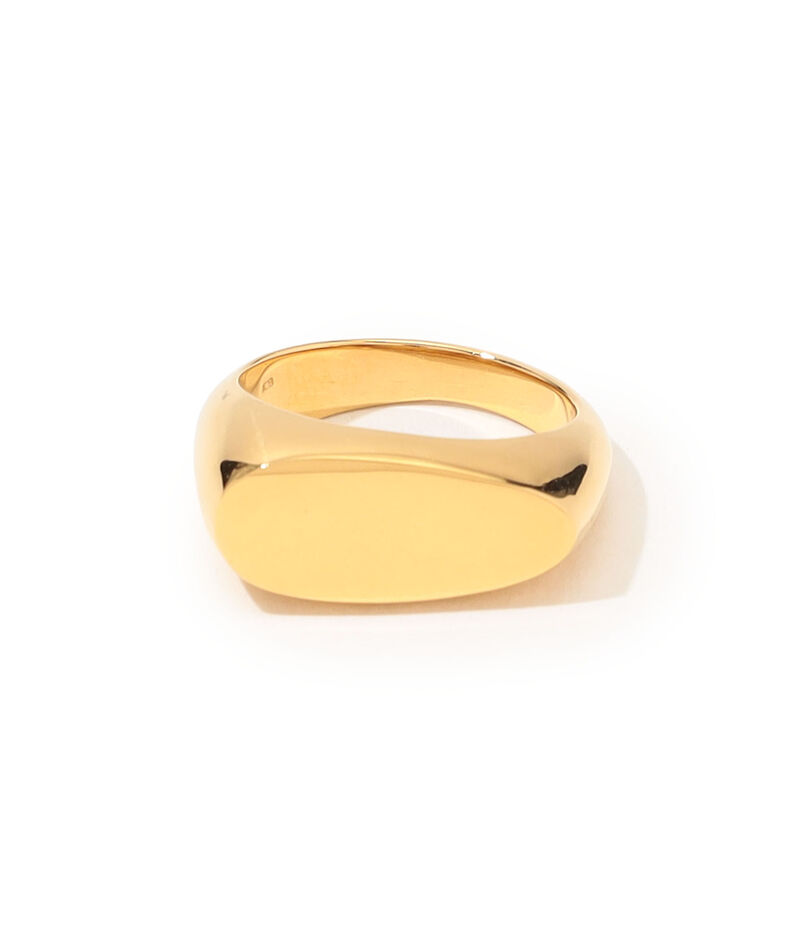 les soides oval signet リング