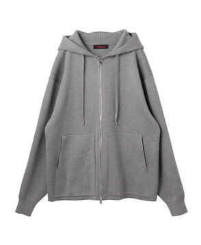 CABaN コットンカシミヤ ジップパーカ