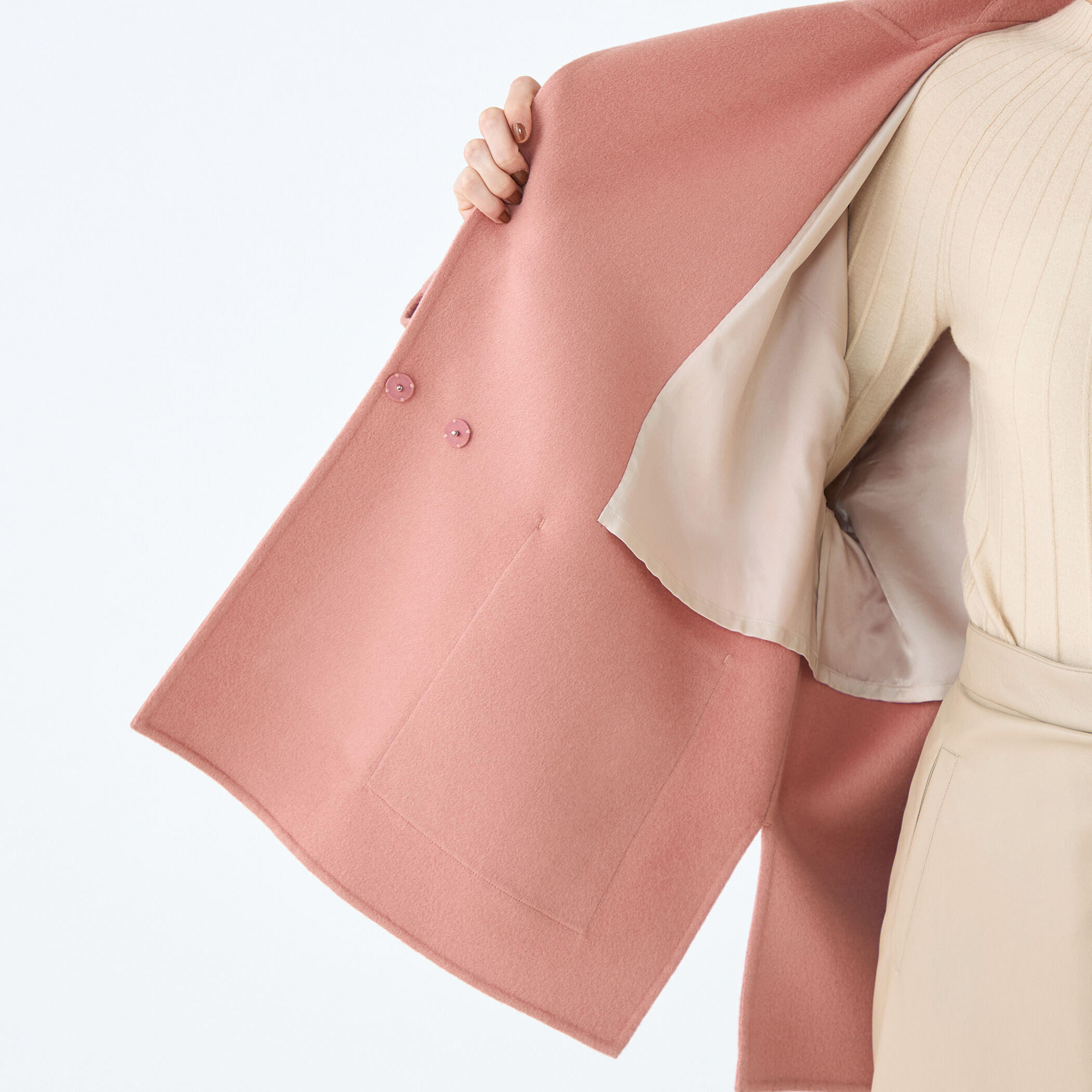 新品☆ ANAYI ダンボールフードコート/セオリー、23区、セルフォード、ロペ セール】 ダンボールニット フーデッドコート （その他アウター