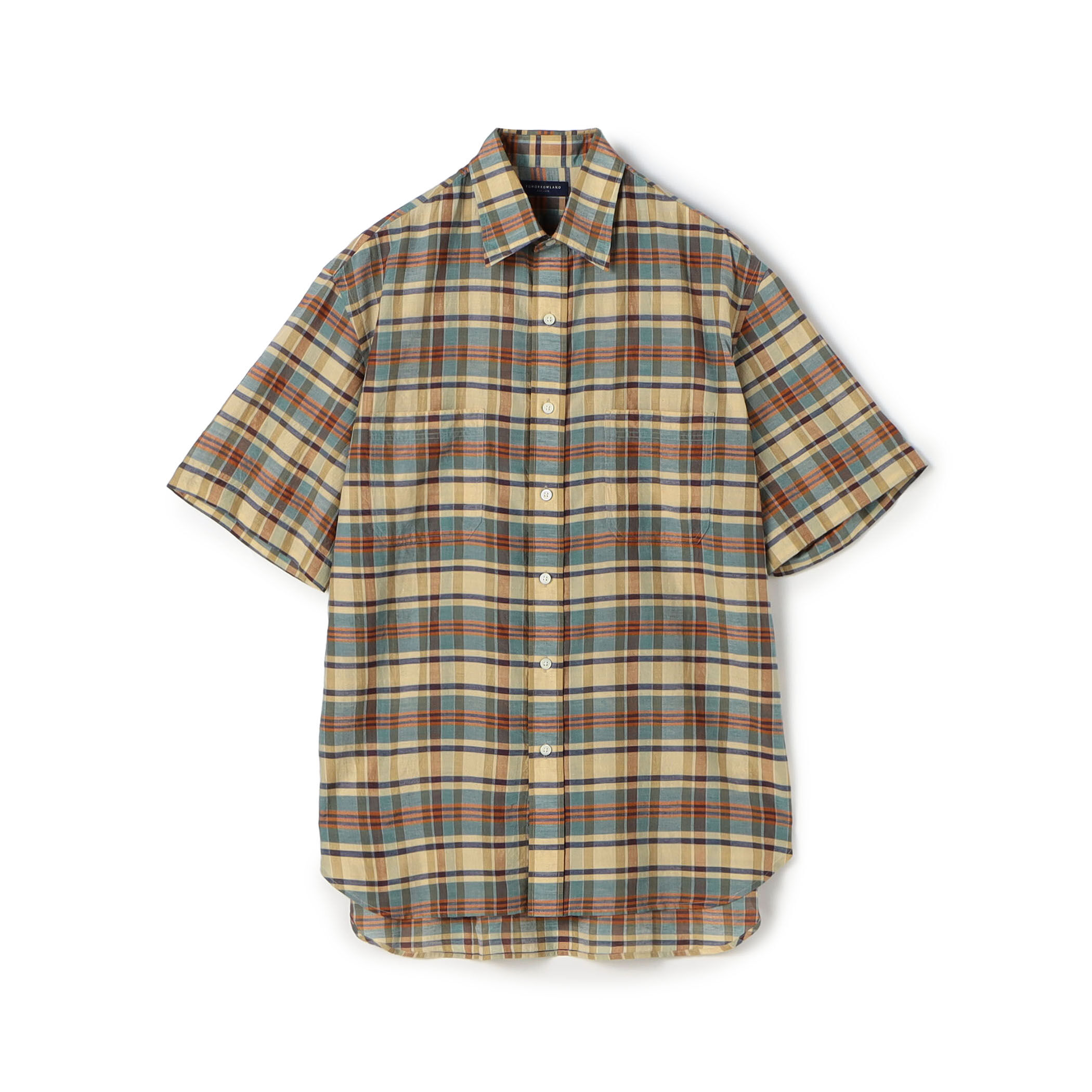 マドラスチェック柄シャツジャケット 2サイズ トップス[品番