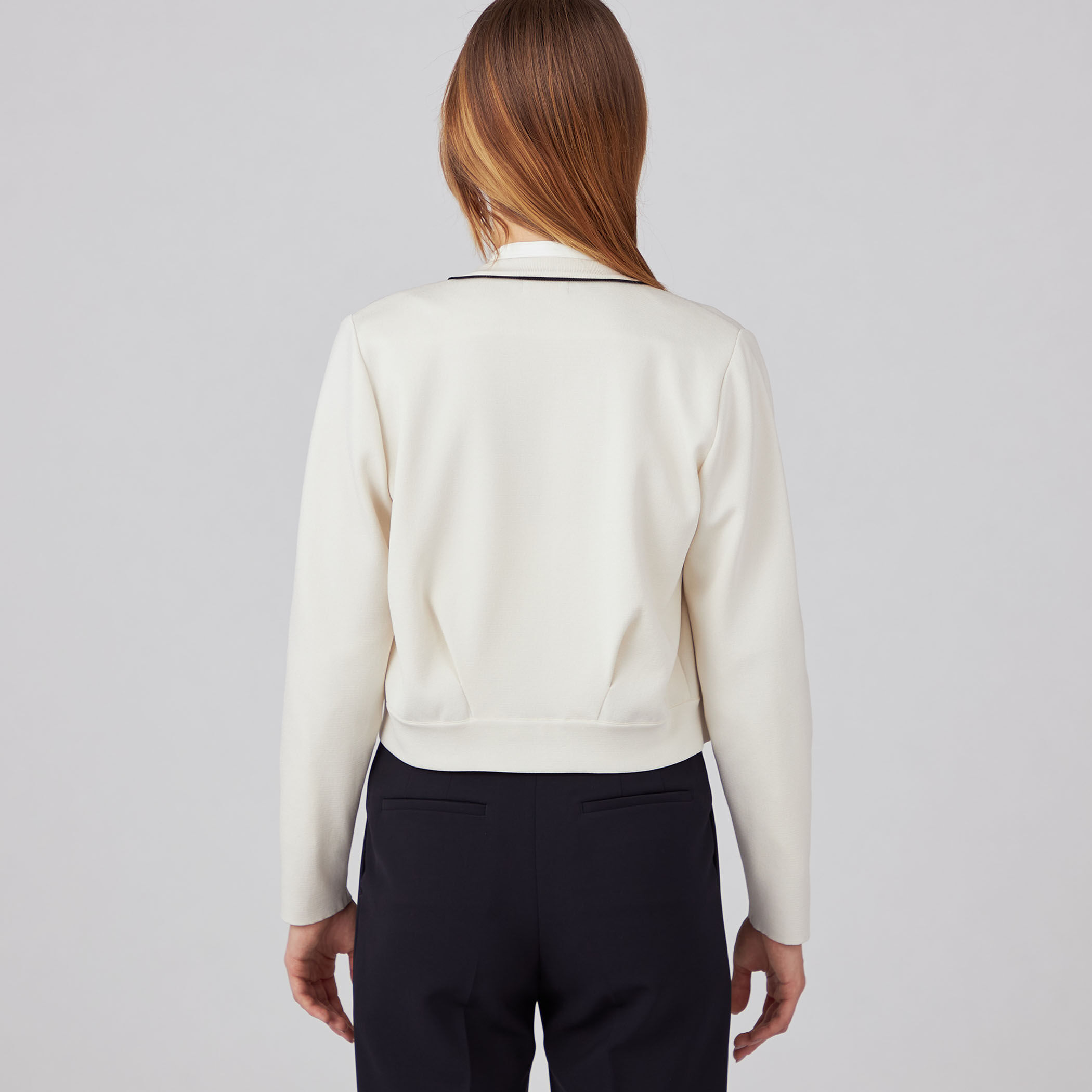 ミラノリブ クルーネックカーディガン｜トゥモローランド 公式通販