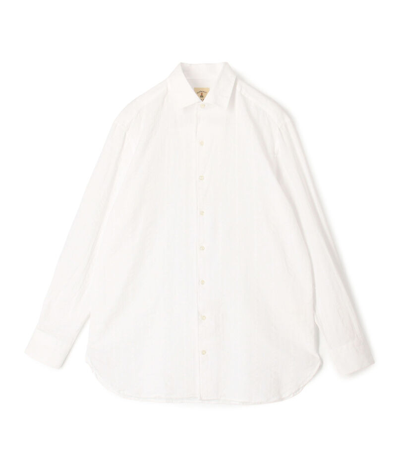 【別注】GUY ROVER コットンドビー ワンピースカラー ロングスリーブシャツ