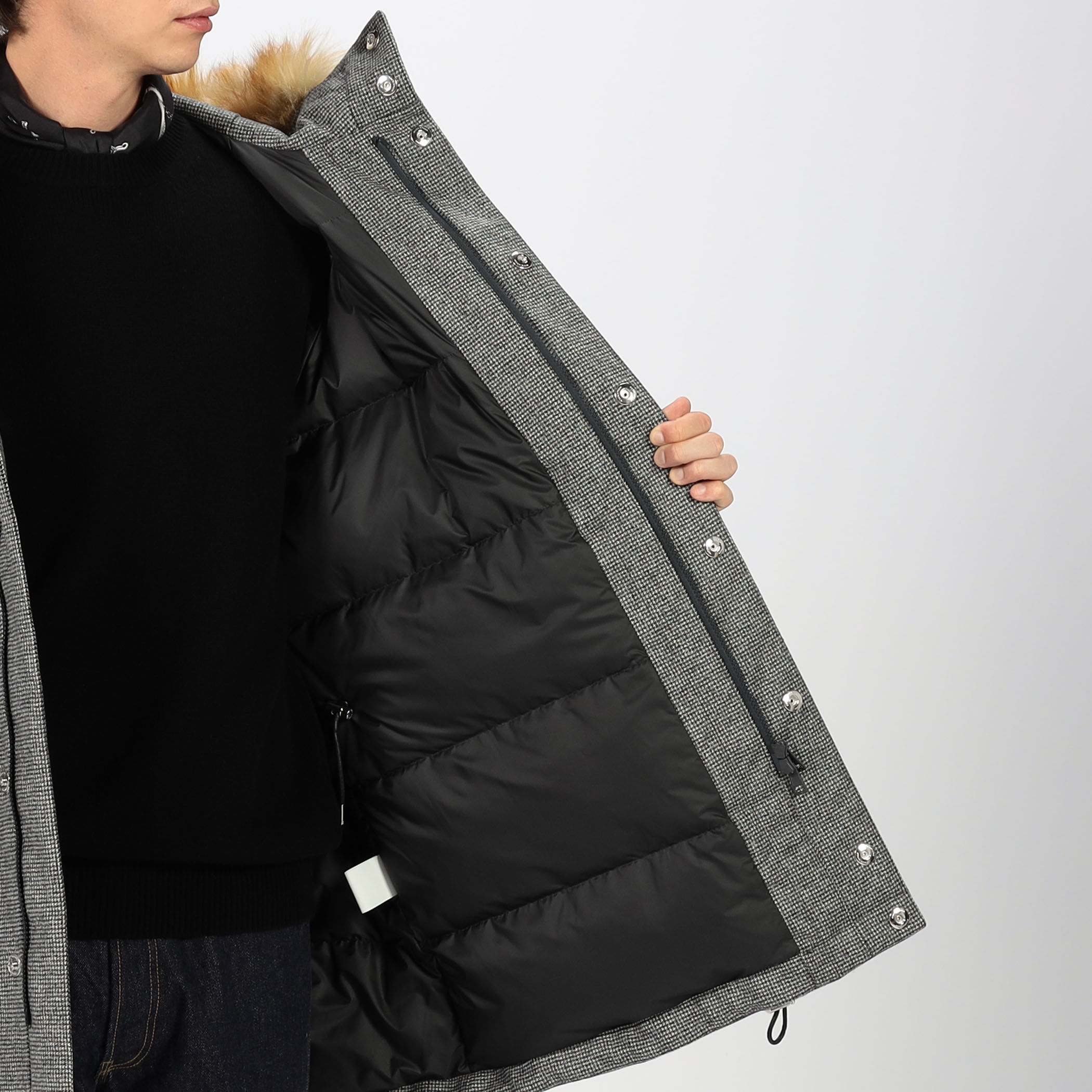 MACKINTOSH　ダウンジャケット　ダークグレー　サイズ40　極美品 Mackintosh（マッキントッシュ） ダウンジャケット グレー サイズ：40