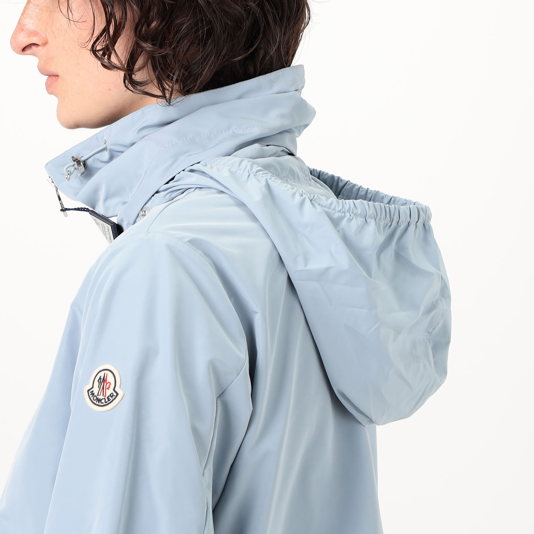 【限定値下げ】MONCLER★ENET★サイズ1★ネイビー ジャケット MONCLER (モンクレール) メンズ ダウンジャケット ネックロゴテープ