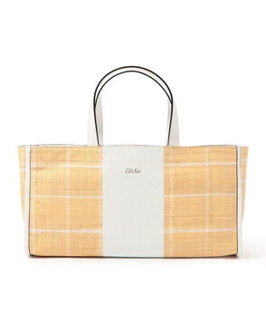 Ele`Sac CHECK WIDE TOTE バッグ