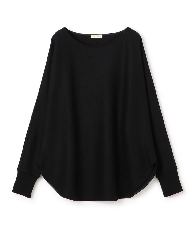 ニットコンビネーション ボートネックプルオーバー