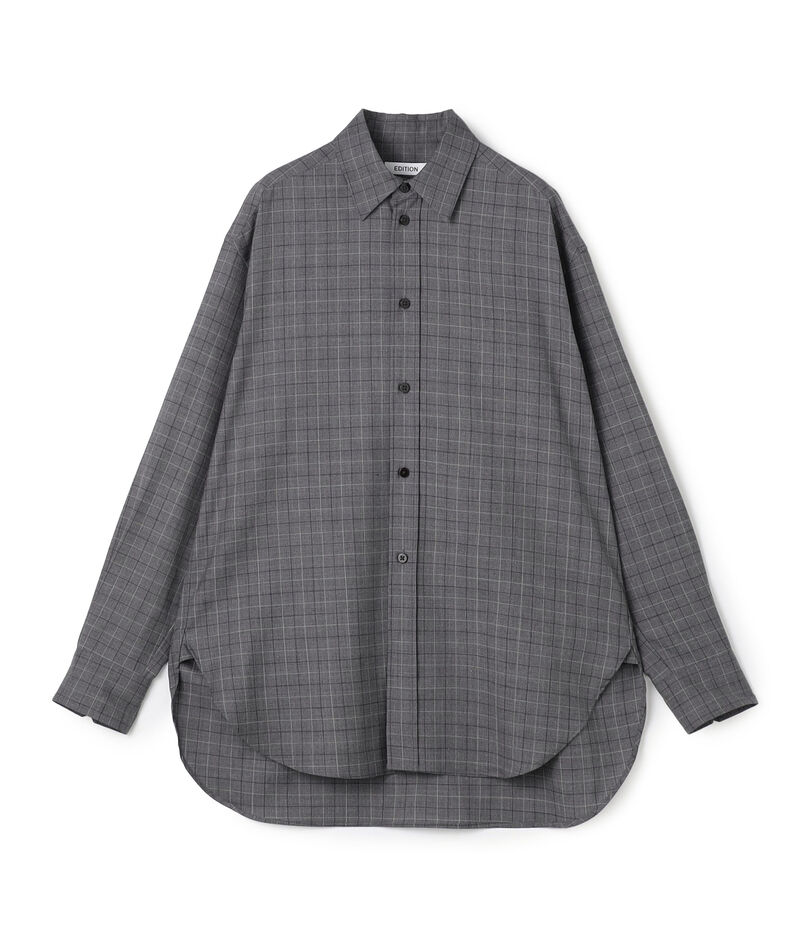 Super120'sウォッシャブルウール リラックスシャツ