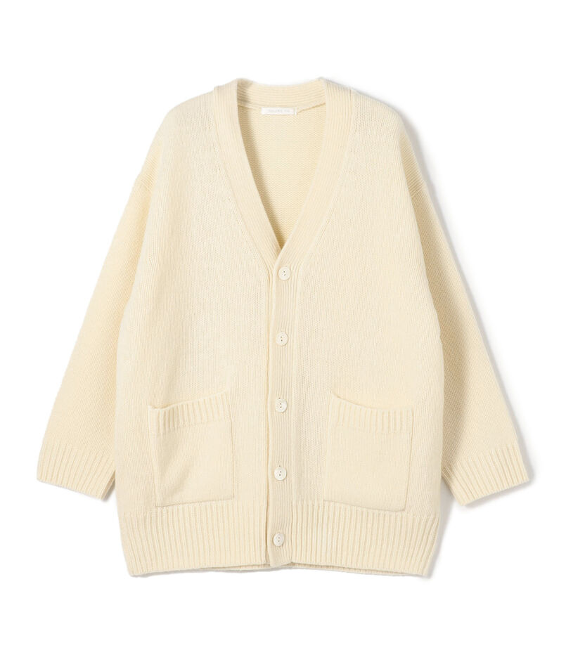 ファインウール Vネックカーディガン ファインウール Vネックカーディガン