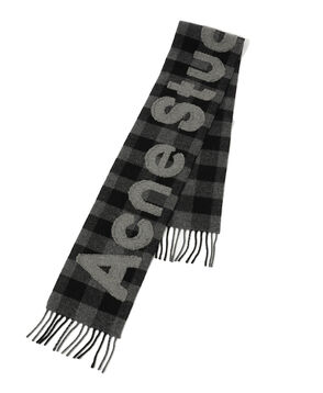 Acne Studios チェックロゴストール