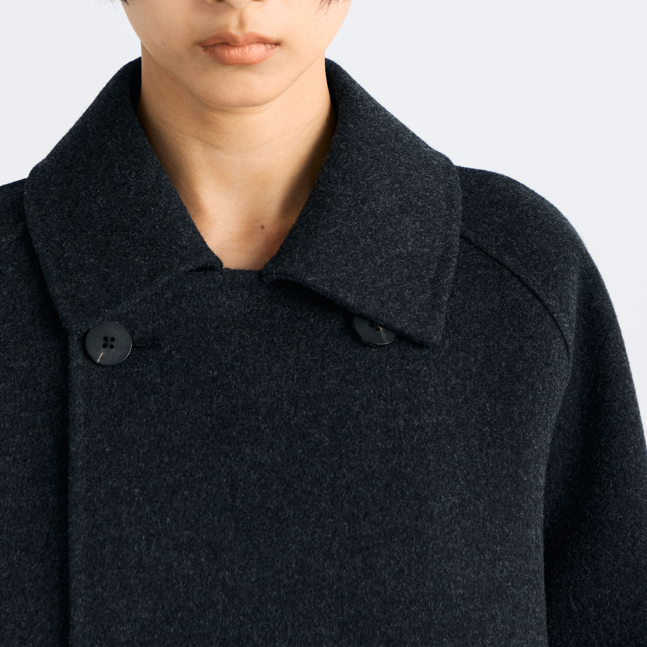 ウールカシミヤ ダブルフェイス ショートコート｜トゥモローランド