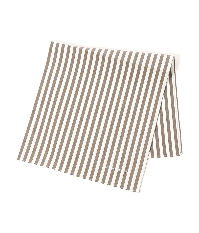 TOMORROWLAND コットンストライプハンカチ