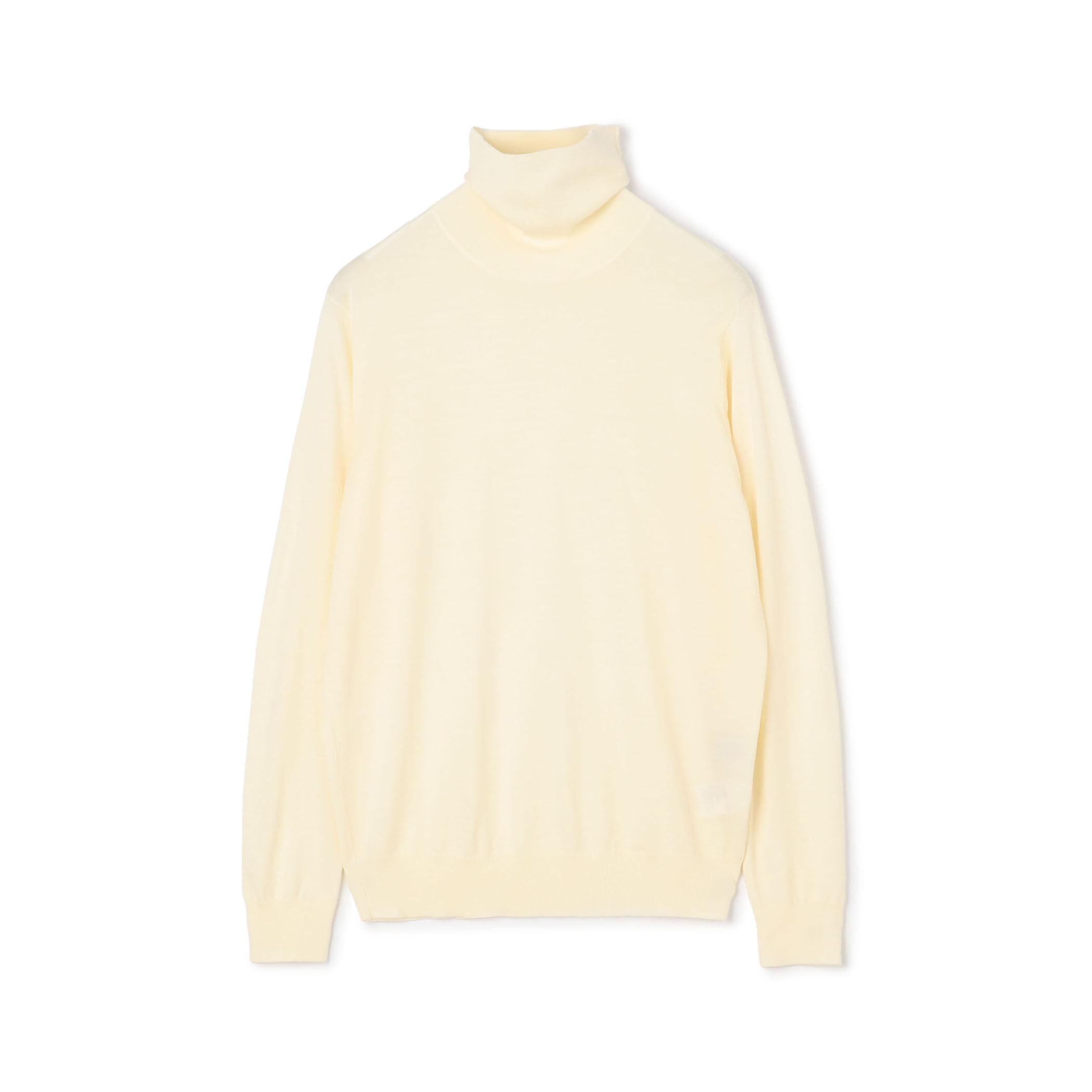 CABaN TOMORROWLANDタートルネックニット オフホワイト TOMORROWLAND tricot スーパーファインメリノウール タートルネック S