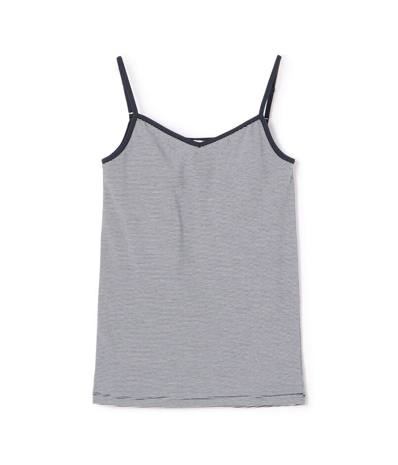 スビンコットン カップ付きキャミソール