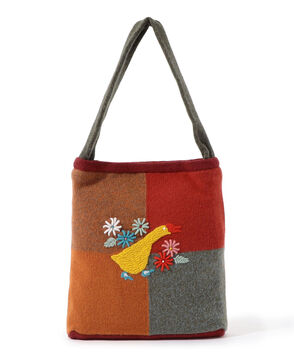 YANYAN PATCHWORK TOTE パッチワークニット トートバッグ