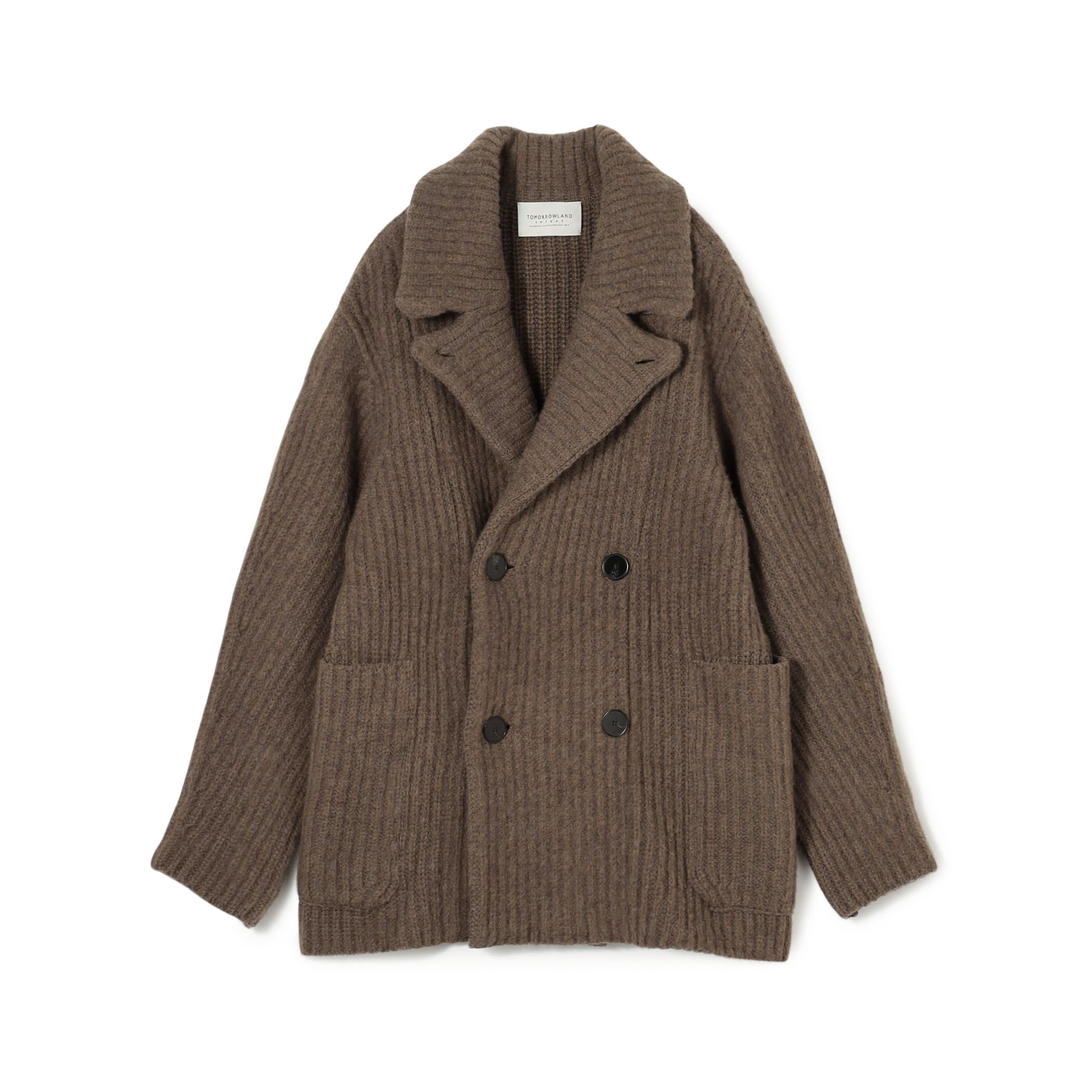 TOMORROWLAND Tricot ウールダブルフェイス カーディガンコート