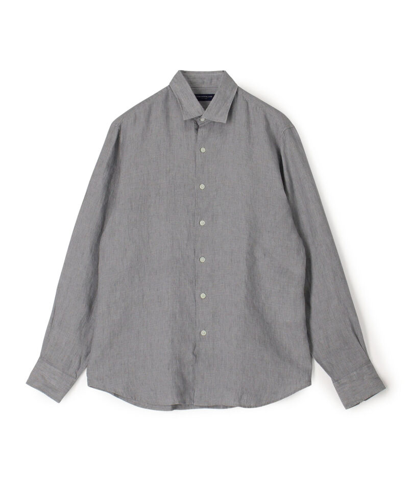 リネン セミワイドカラーシャツ ALBINI