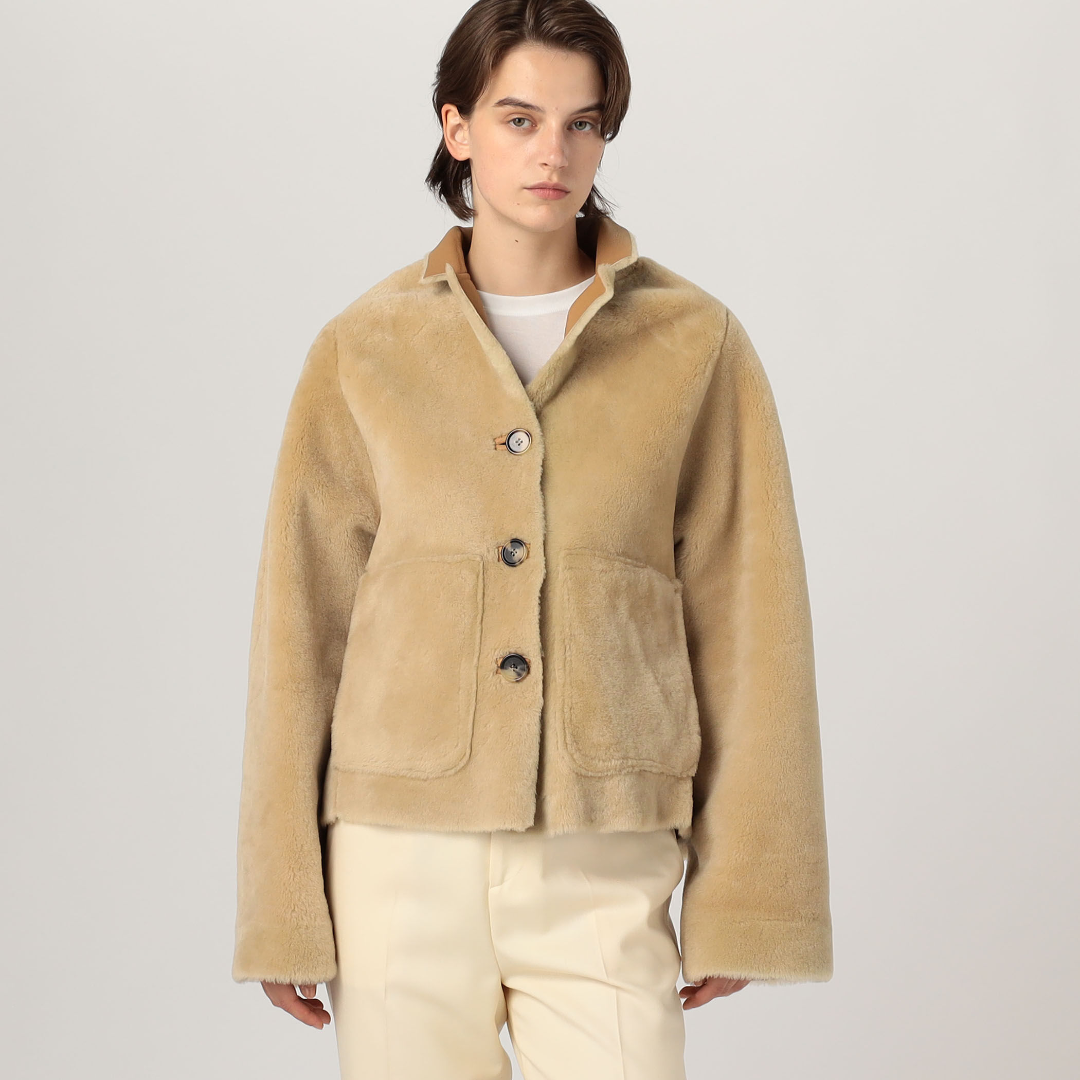 MARNI ジャケット　コート MARNI REVERSIBLE MOUTON ショートコート｜トゥモローランド